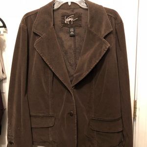 Lane Bryant brown blazer SZ 22